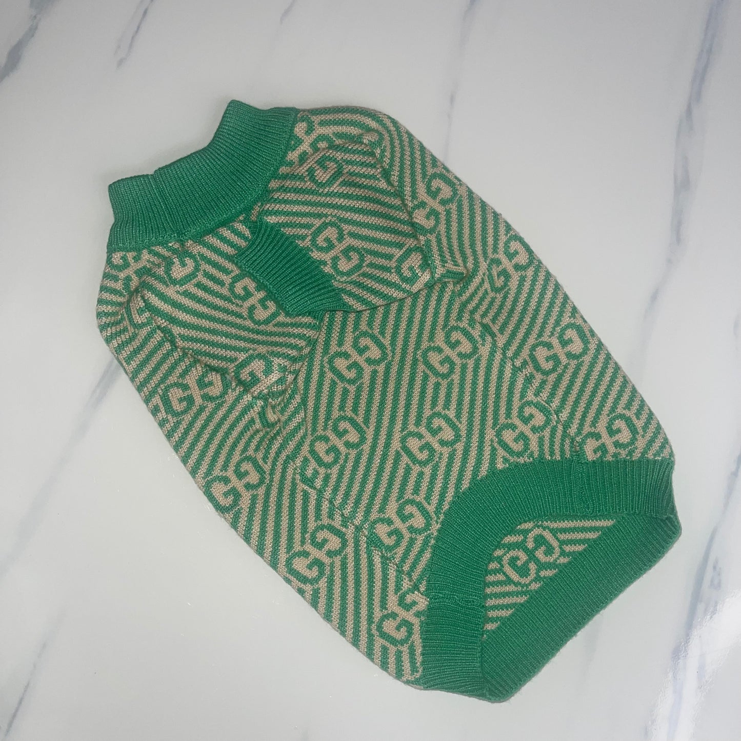 Green 'GG' Sweater