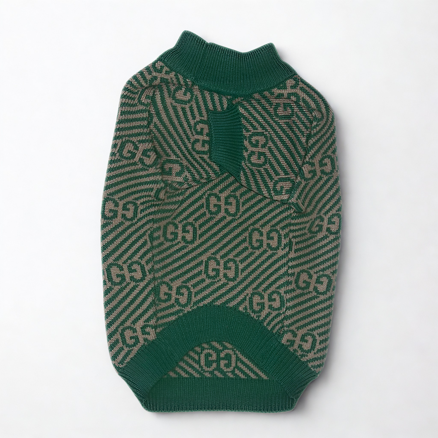 Green 'GG' Sweater